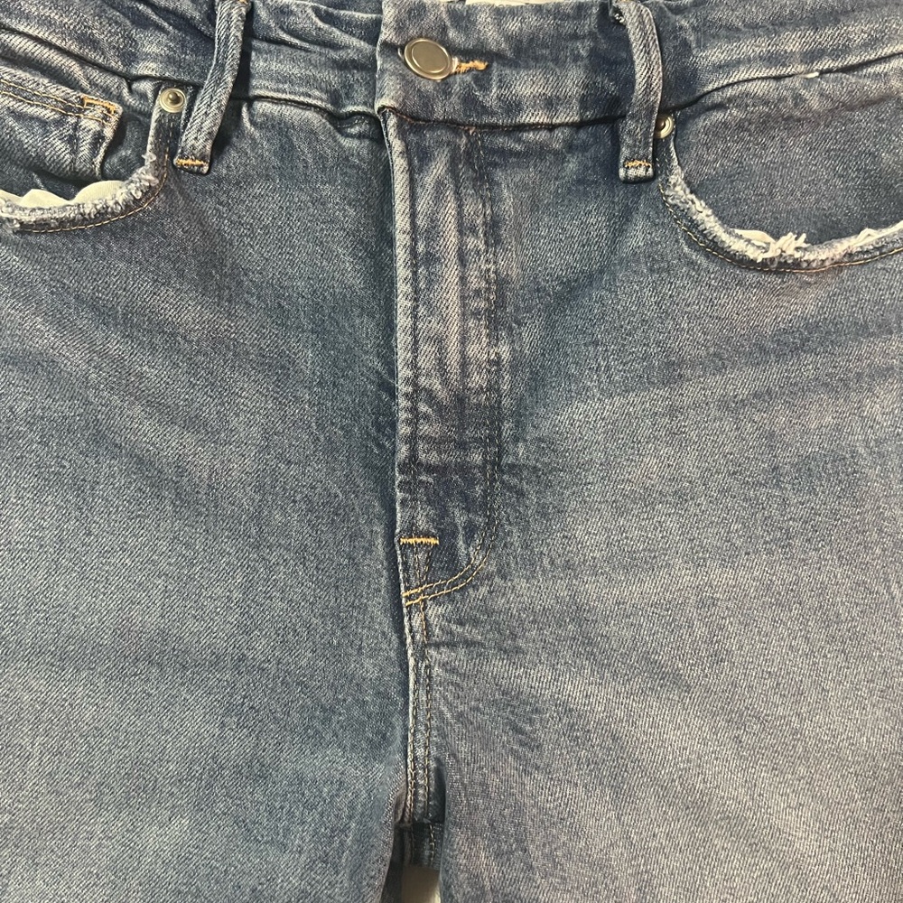 Good American Blue Boot Cut Jeans